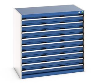 Bott Cubio 9 Drawer Cabinet 1050Wx650Dx1000mmH Bott Drawer Cabinets 1050 x 650 installed in your Engineering Department 34/40021035.11 Bott Cubio 9 Drawer Cabinet 1050Wx650Dx1000mmH.jpg